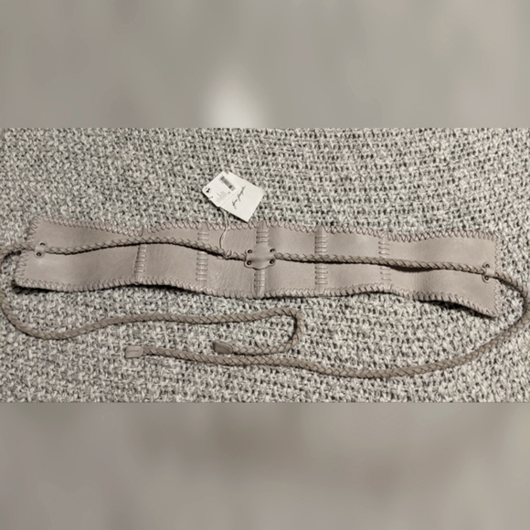 Free People Selena leather corset belt